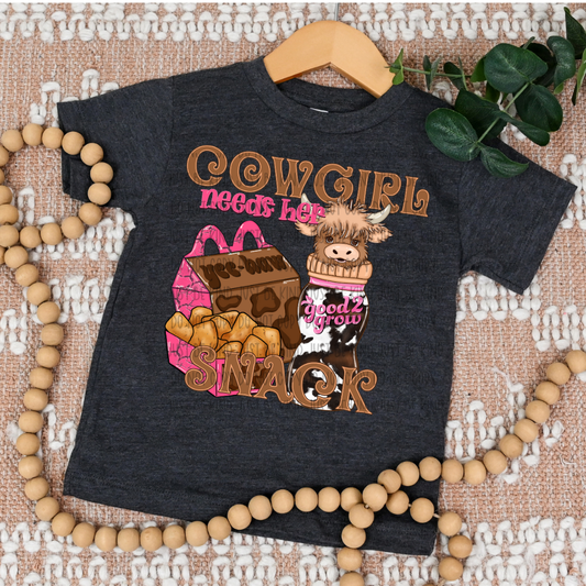 COWGIRL NEEDS HER SNACK - DTF TRANSFER
