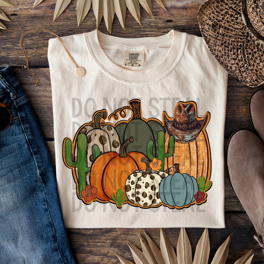 COUNTRY PUMPKINS - DTF TRANSFER