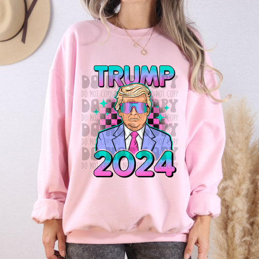 TRUMP 2024 VIPERS PINK - DTF TRANSFER