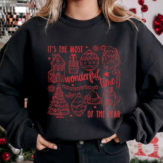 MOST WONDERFUL TIME OF THE YEAR COLLAGE - DTF TRANSFER