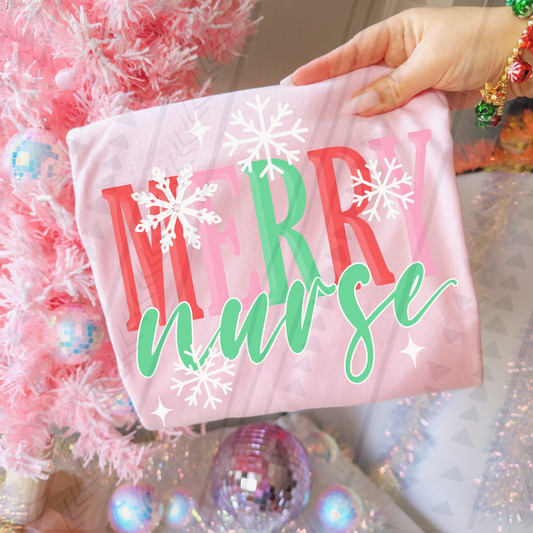 MERRY NURSE - DTF TRANSFER