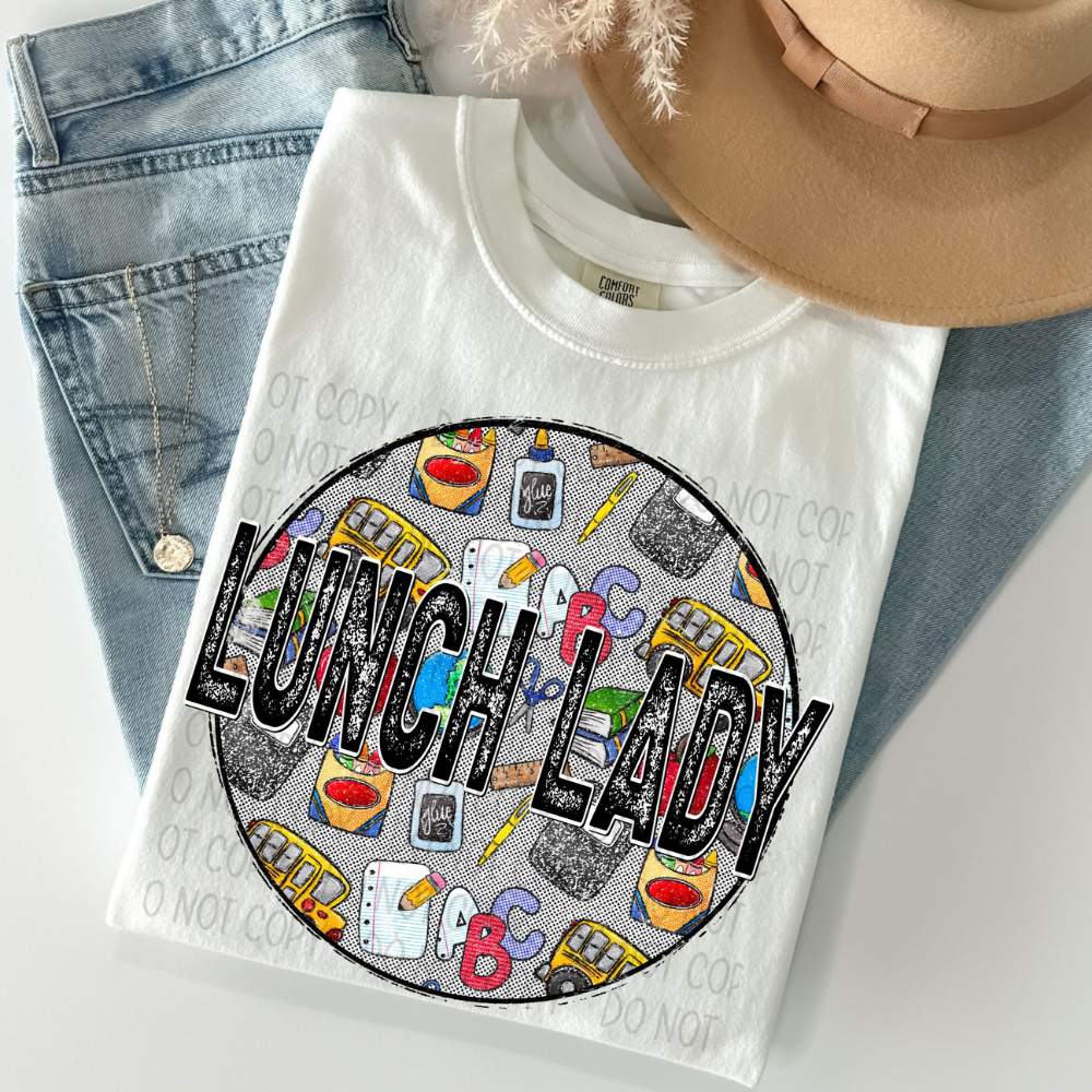 LUNCH LADY - DTF TRANSFER