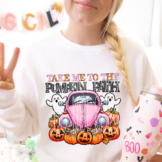 PUMPKIN PATCH RHINESTONES - DTF TRANSFER