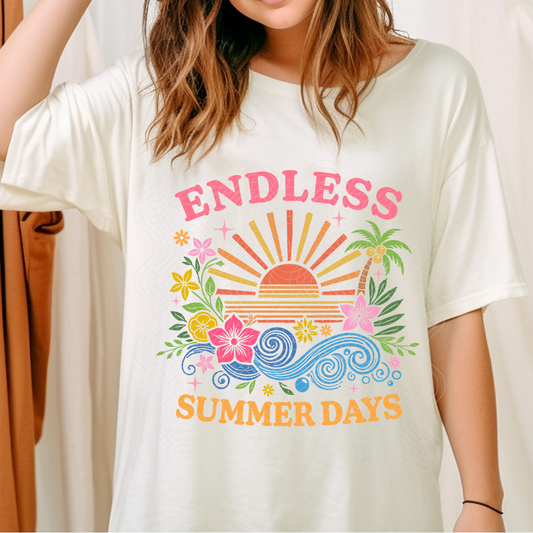 ENDLESS SUMMER DAYS - DTF TRANSFER