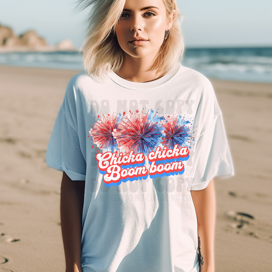 CHICKA CHICKA BOOM BOOM - DTF TRANSFER