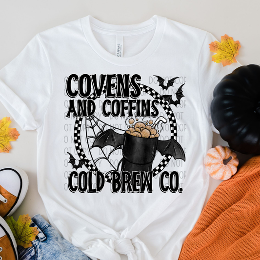 COVENS AND COFFINS COLD BREW - DTF TRANSFER