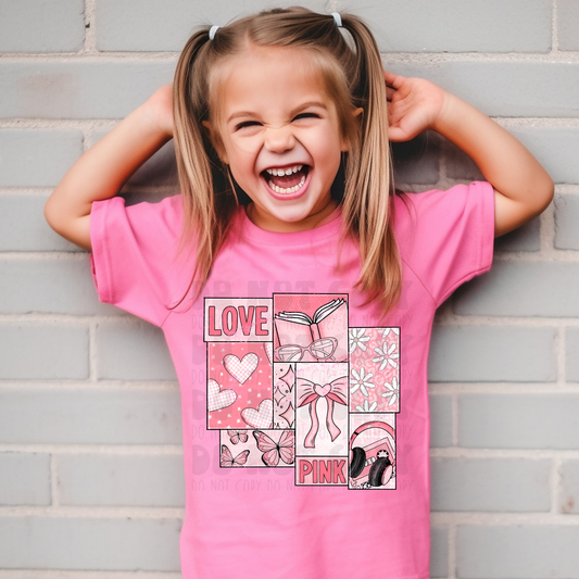 LOVE PINK - DTF TRANSFER