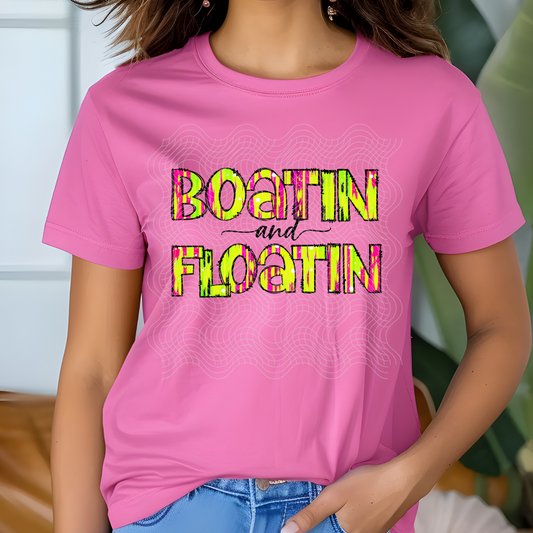 BOATIN AND FLOATIN - DTF TRANSFER