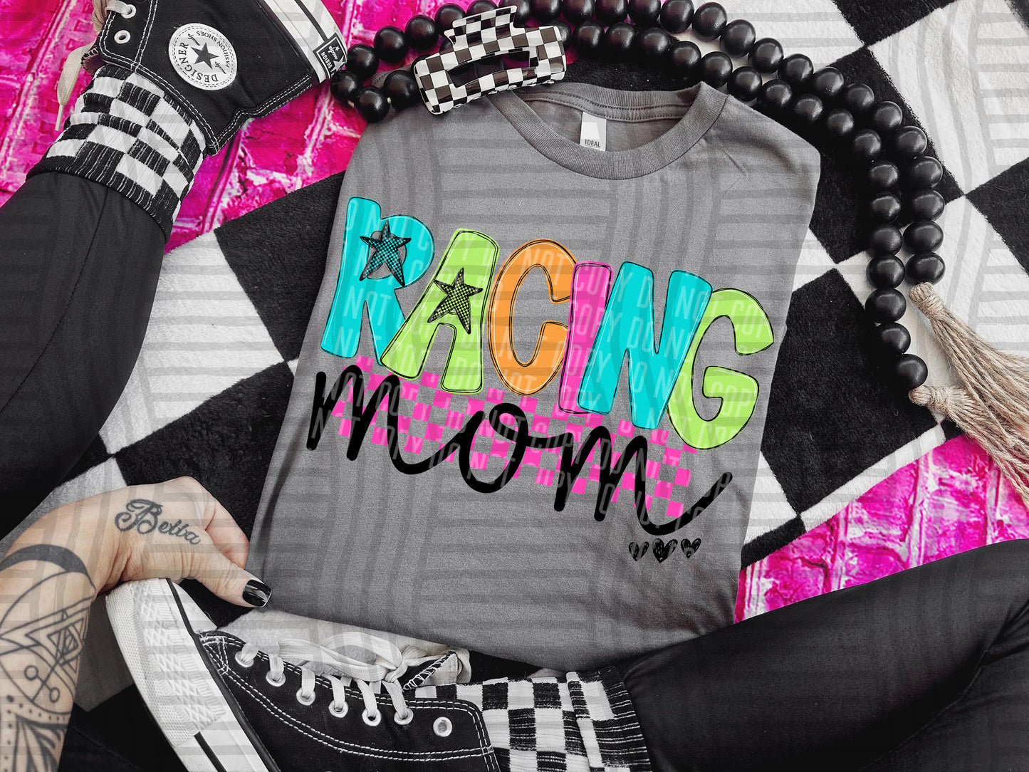 RACING MOM - DTF TRANSFER