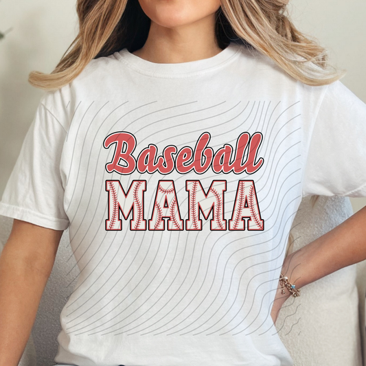 RETRO BASEBALL MAMA - DTF TRANSFER