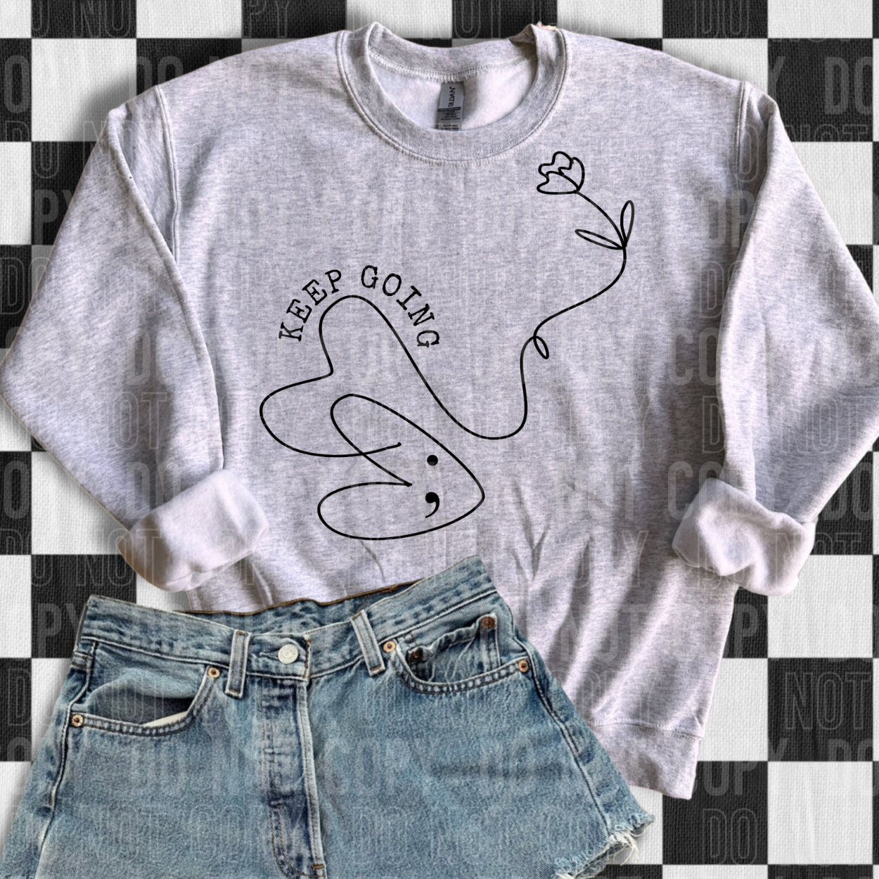 KEEP GOING - DTF TRANSFER