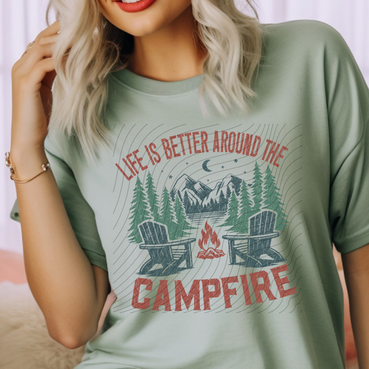 LIFE IS BETTER DISTRESSED - DTF TRANSFER