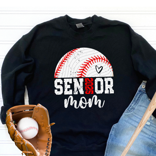 SENIOR BASEBALL MOM 2025 - DTF TRANSFER
