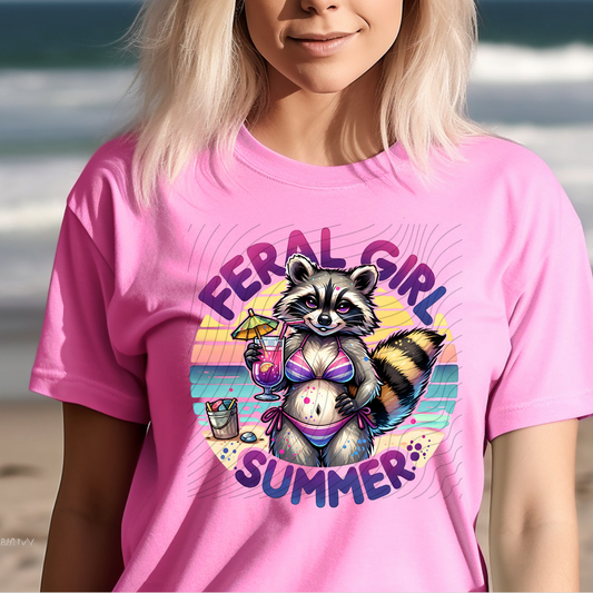 FERAL GIRL SUMMER - DTF TRANSFER