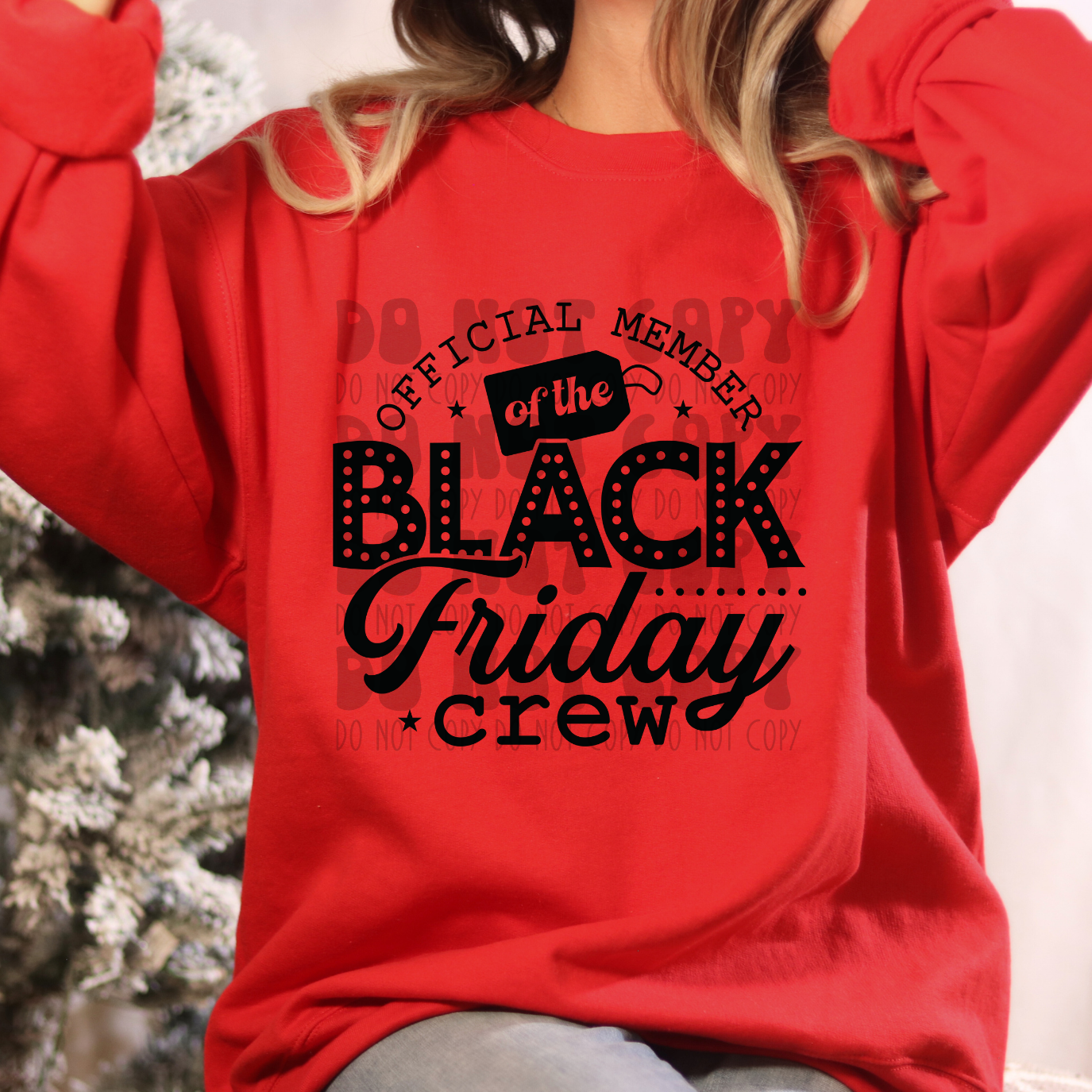 OFFICIAL MEMBER BLK FRIDAY CREW - DTF TRANSFER