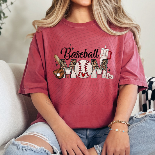 BASEBALL MOM ELEMENTS - DTF TRANSFER