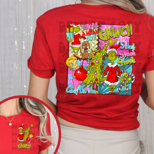 STINK STANK STUNK COLLAGE W/ POCKET - DTF TRANSFER