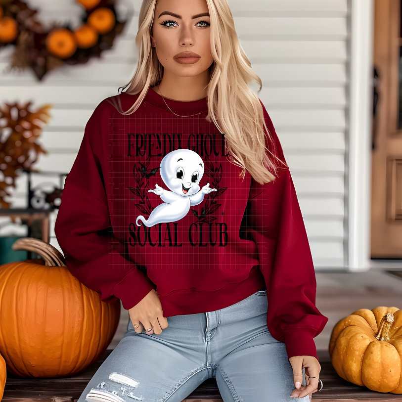 FRIENDLY GHOUL SOCIAL CLUB - DTF TRANSFER