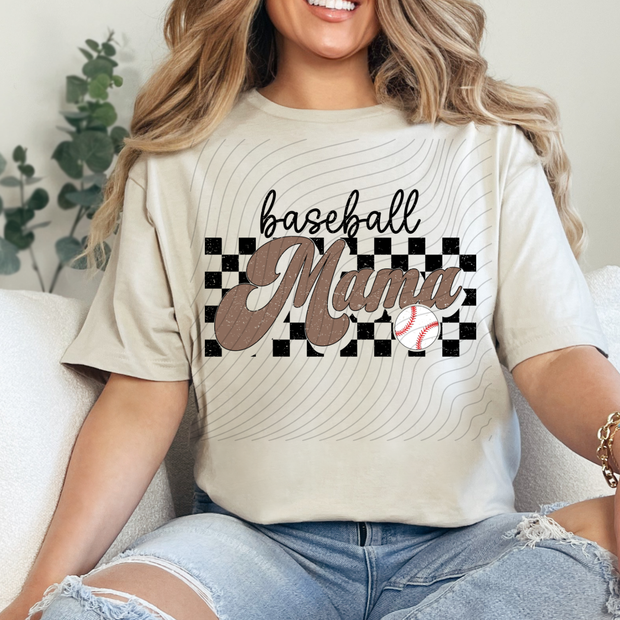 BASEBALL MAMA RETRO - DTF TRANSFER
