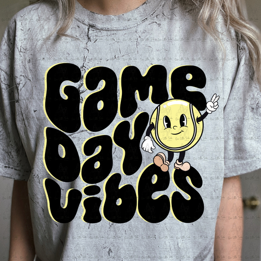 RETRO GAME DAY VIBES TENNIS - DTF TRANSFER