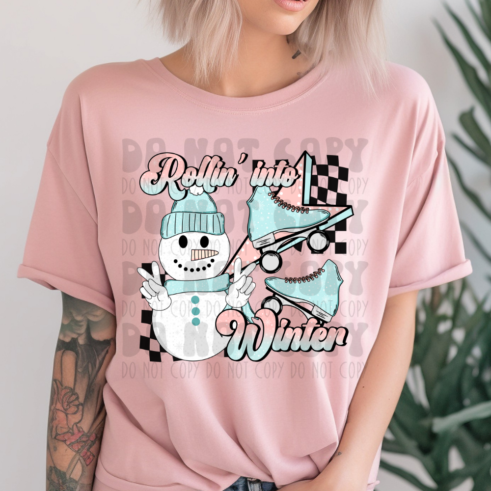 ROLLIN INTO WINTER - DTF TRANSFER