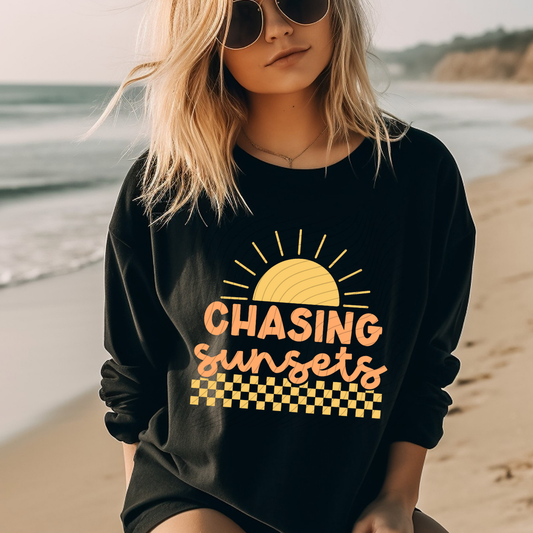CHASING SUNSETS - DTF TRANSFER