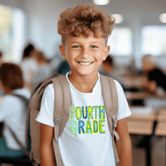 FOURTH GRADE - GREEN - DTF TRANSFER