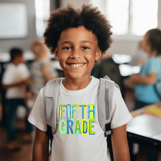FIFTH GRADE - GREEN - DTF TRANSFER