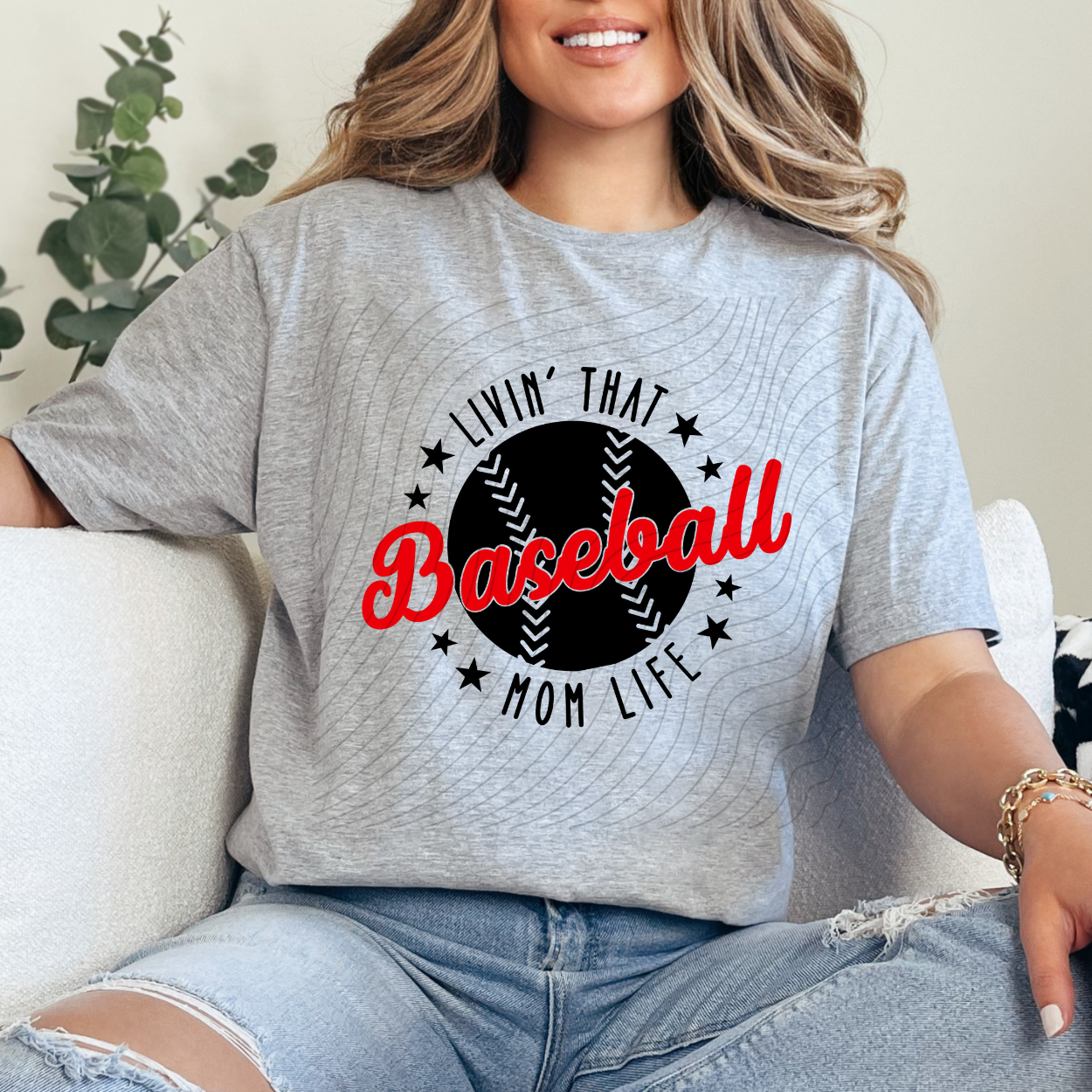 BASEBALL MOM LIFE - DTF TRANSFER