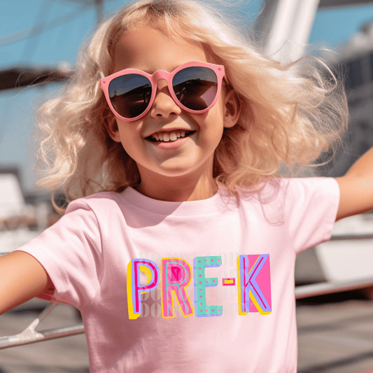 PRE-K - PINK - DTF TRANSFER
