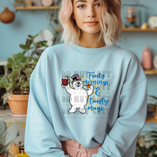 FROSTY MORNINGS AND TOASTY MUGS - DTF TRANSFER