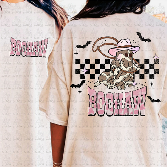 BOOHAW W/ POCKET - GRUNGE EFFECT - DTF TRANSFER