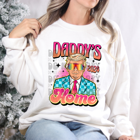 DADDY'S HOME VIPERS PINK/ORANGE - DTF TRANSFER