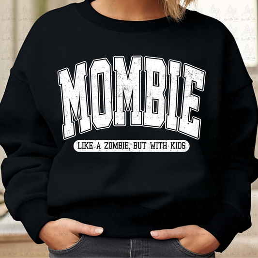 MOMBIE UNIVERSITY - WHITE - DTF TRANSFER