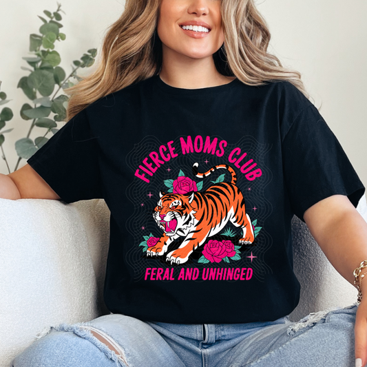 FIERCE MOMS CLUB - DTF TRANSFER