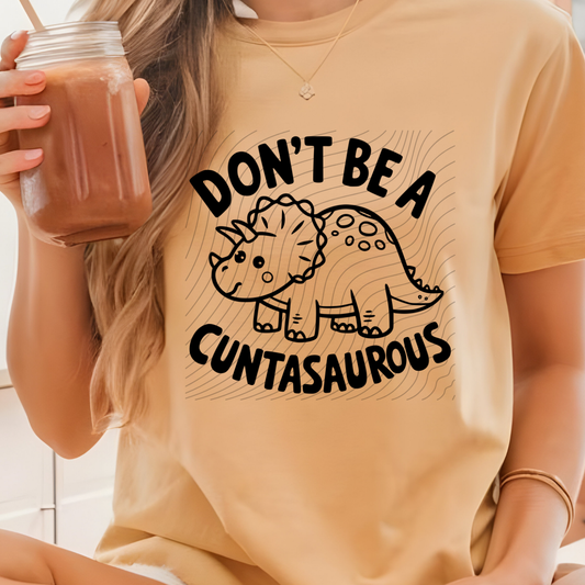 CUNTASAUROUS BLACK - DTF TRANSFER