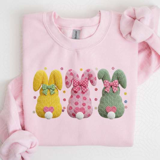 FAUX YARN BUNNIES - DTF TRANSFER