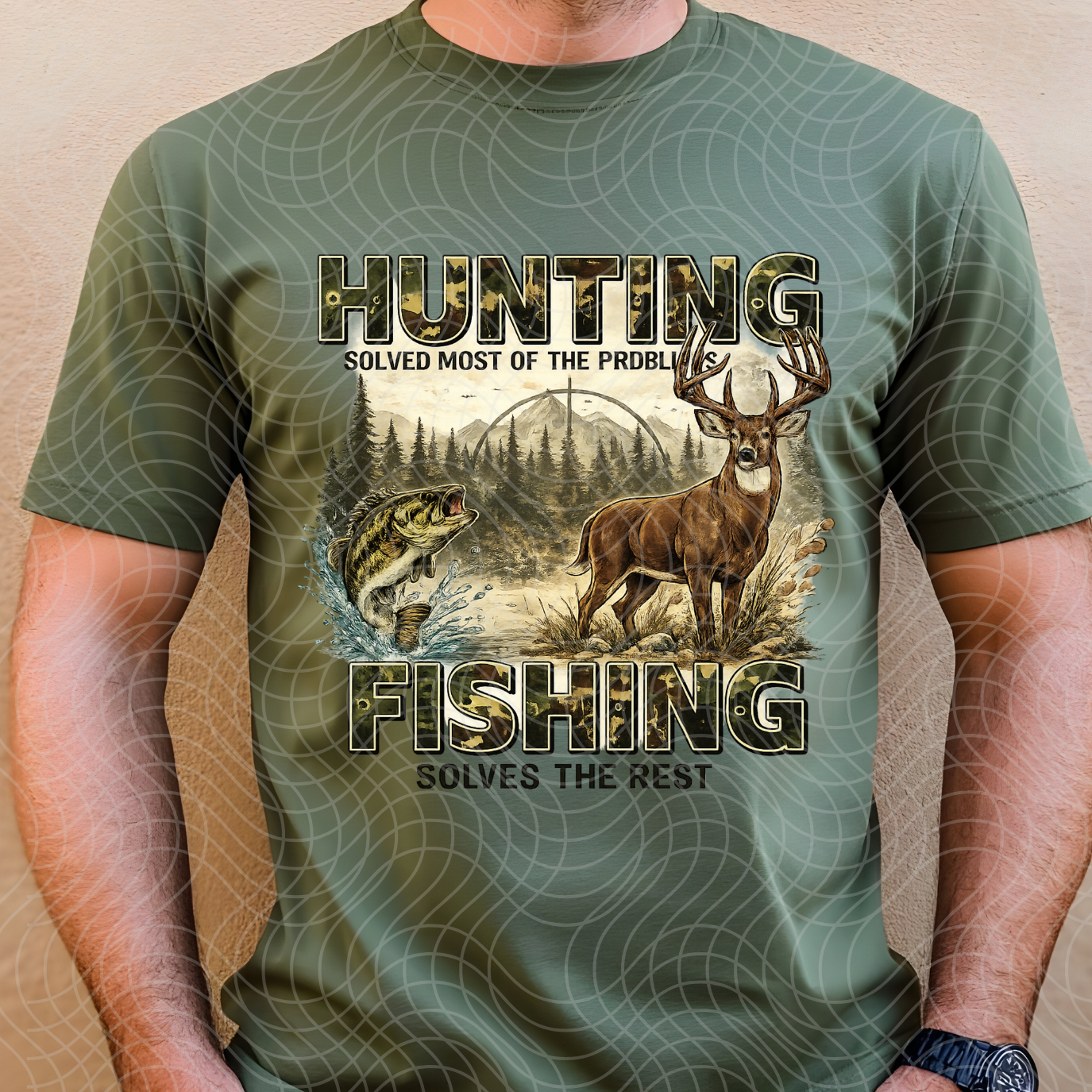 HUNTING FISHING - DTF TRANSFER