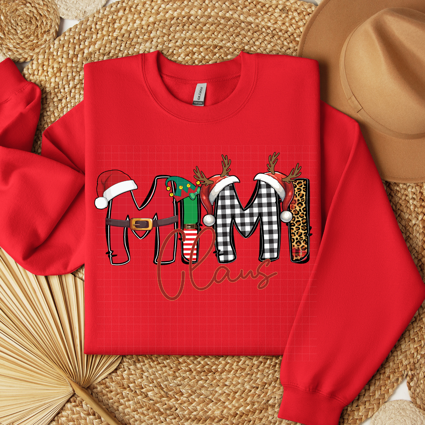 DOODLE MIMI CLAUS - DTF TRANSFER