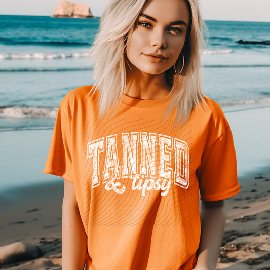 TANNED & TIPSY - DTF TRANSFER