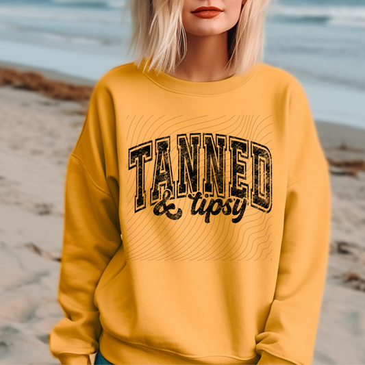 TANNED & TIPSY - DTF TRANSFER