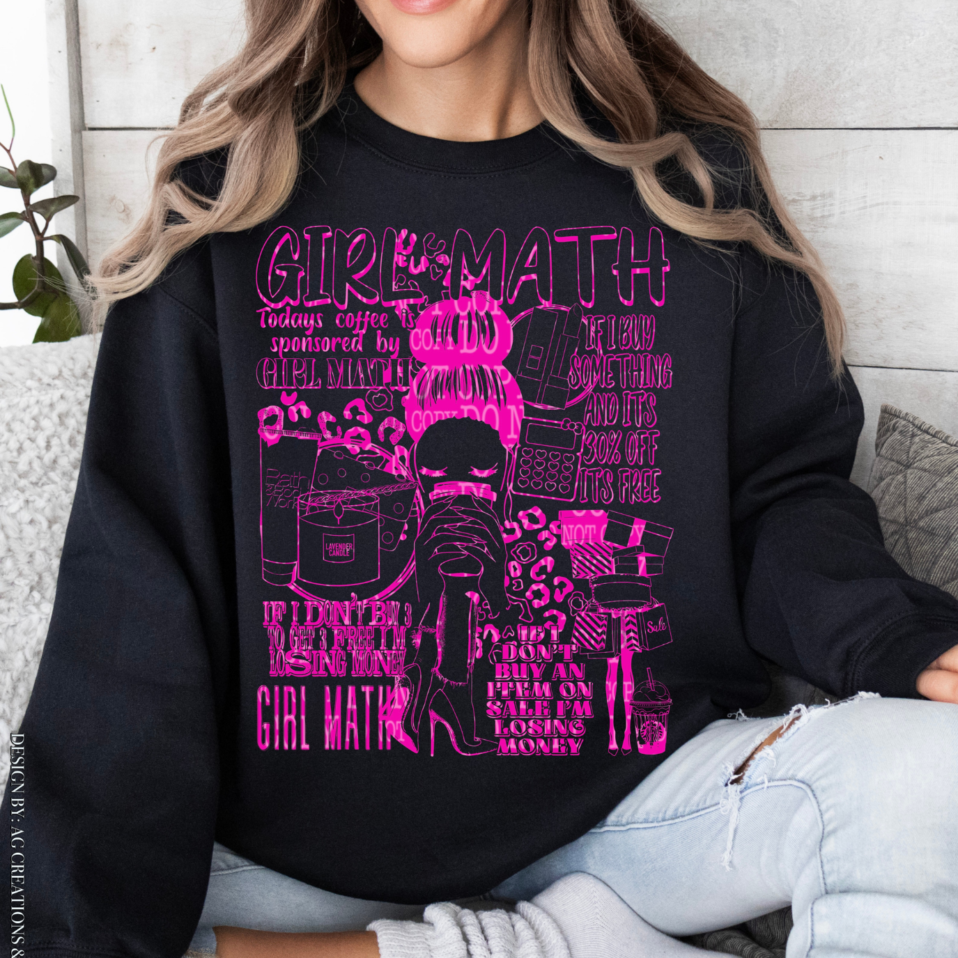GIRL MATH - DTF TRANSFER