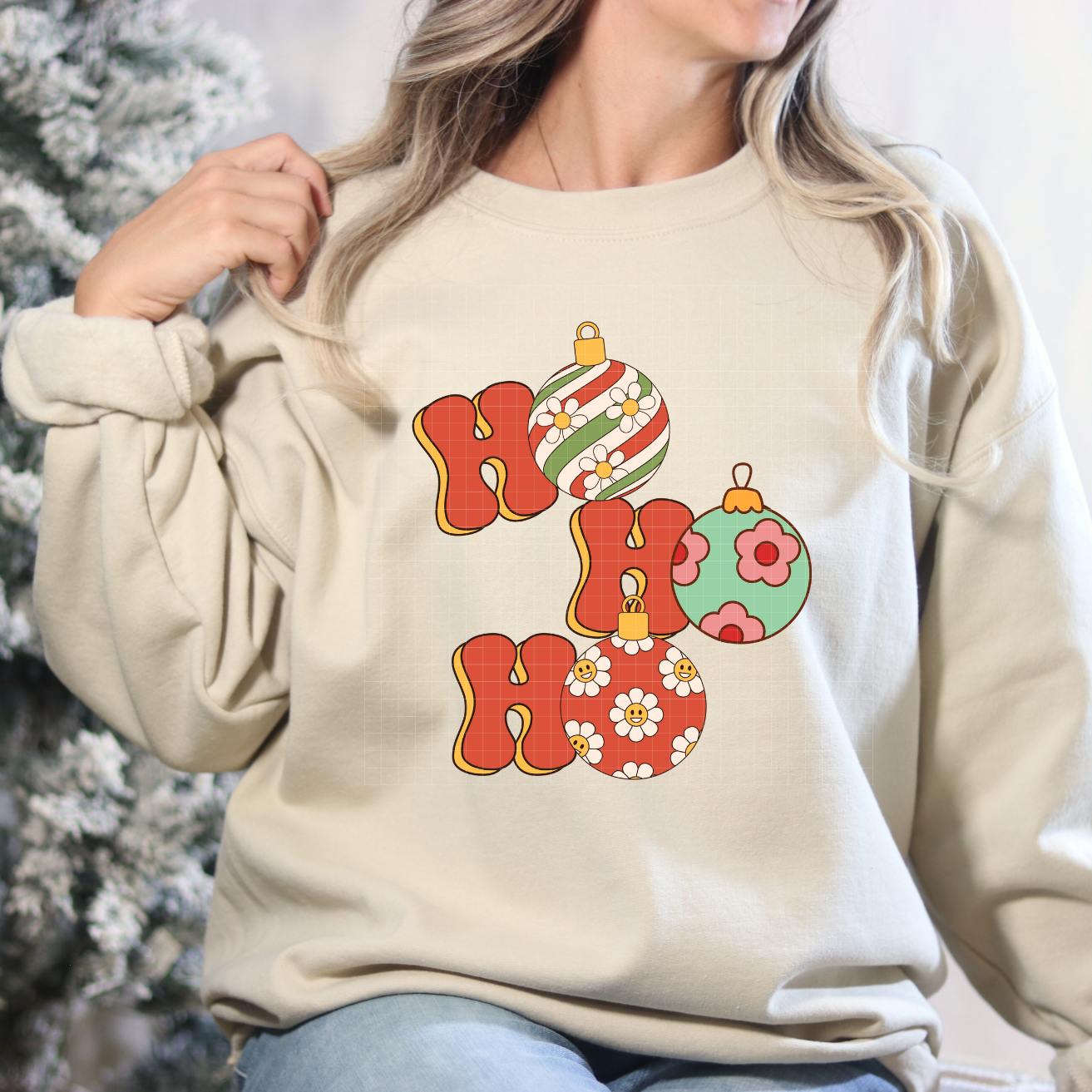 GROOVY HOHOHO BULBS - DTF TRANSFER