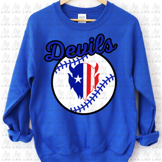 DEVILS BASEBALL - DTF TRANSFER