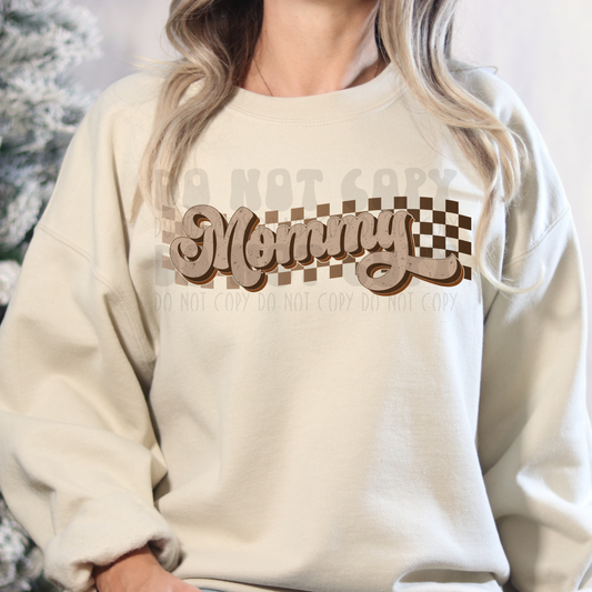MOMMY TAN DISTRESSED - DTF TRANSFER