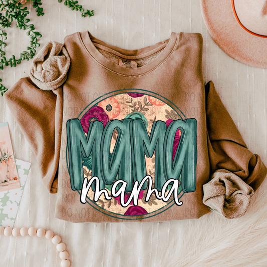MAMA WATERCOLOR - DTF TRANSFER