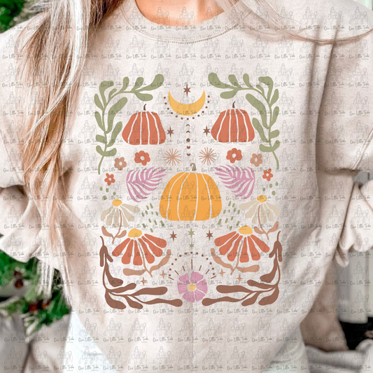 RETRO PUMPKIN COLLAGE - DTF TRANSFER