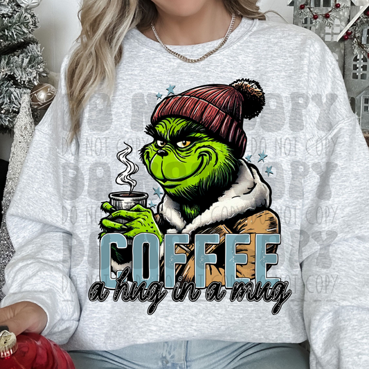 COFFEE - A HUG IN A MUG - DTF TRANSFER