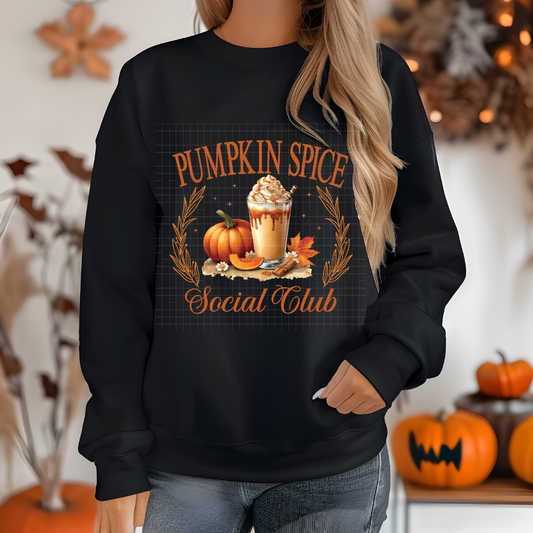 PUMPKIN SPICE SOCIAL CLUB - DTF TRANSFER