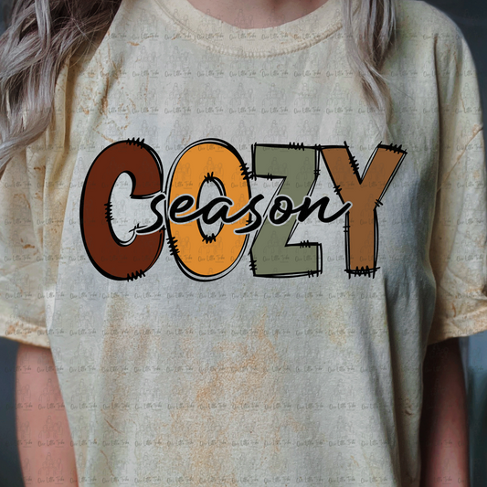 COZY SEASON - NO DISTRESS - DTF TRANSFER